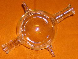 Glaskugel  ( Scheidtsche Kugel ) Experimentierkugel