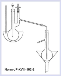 JP XVIII-102-2 Vacuum destilling Apparatus for ammonium limit test