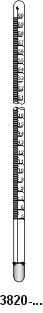 Labor - Stabthermometer Stabthermometer ; eichfähig ;  D. 6-7mm Durchmesser