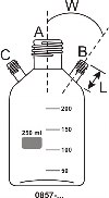 Laborflasche - 3-Hals Laborflasche 3-Hals