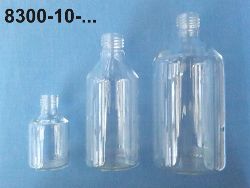 Quarzglas - Flaschen Laborflasche mit Gewinde