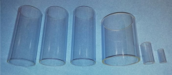 Schauglaszylinder     ab    20mm Zylinder geschliffen , plan  / Rohrabschnitte / ab   20mm