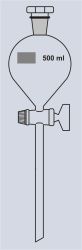 Scheidetrichter birnenförmig (Kugelförmig)  PTFE-Küken