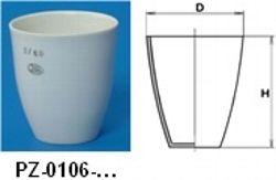 Schmelztiegel aus Porzellan hohe Form   / 1000°C