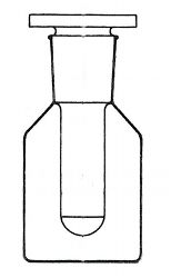 Titrierflasche mit 6-Kant-Stopfen