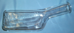 Urinflasche / Urinente / Bettflasche Urinflasche aus Glas , eckig