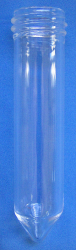Zentrifugenglas ; Kurzkonisch ; mit Gewinde Spitzboden, kurzkonisch 60°  ; Braunglas